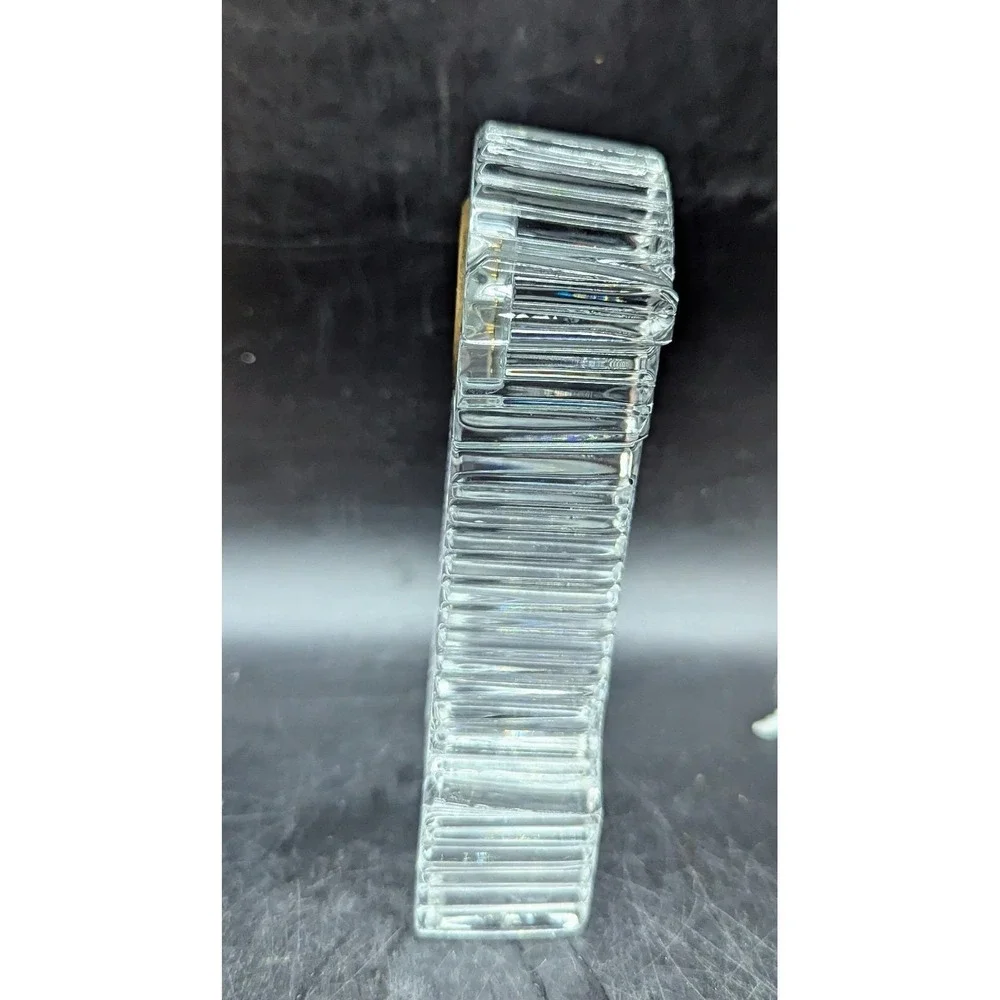Vintage Waterford Crystal Grandfather Clock Desk Clock Ireland Vintage Untested